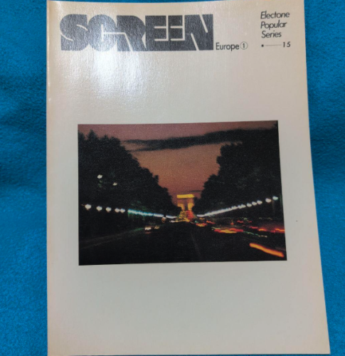 SCREEN Europe 1 Electone Popular Series 15-1